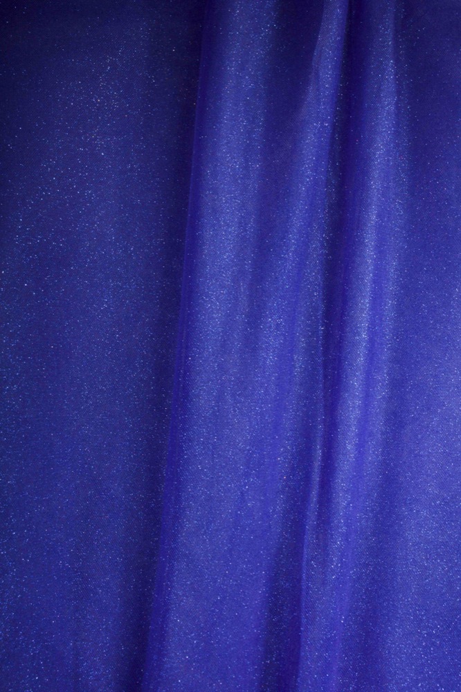 Tulle Glitterato Blu Royal 